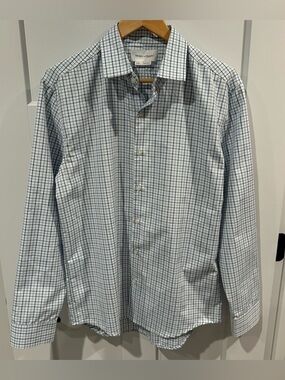 NEW Ministry of Supply Archive Aero Plaid Check Button Up Shirt M slim